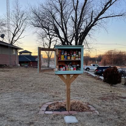 Mini Food Pantry at 9th & Forest Ave