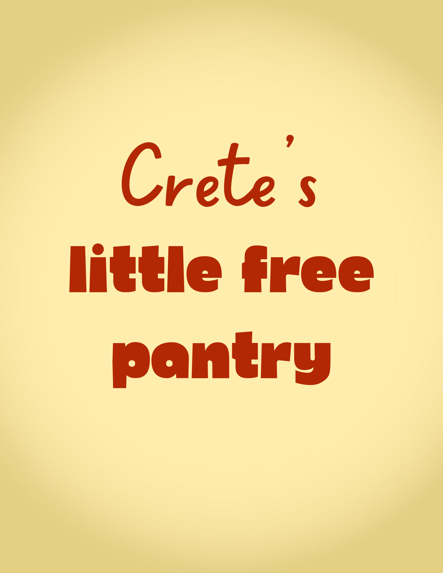 Crete’s Little Free Pantries Logo